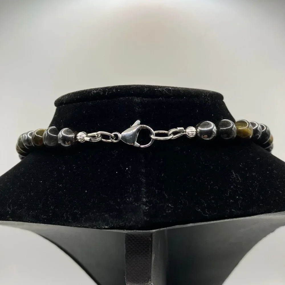 NEW Triple Protection Tiger Eye - Hematite - Black Obsidian Gemstones